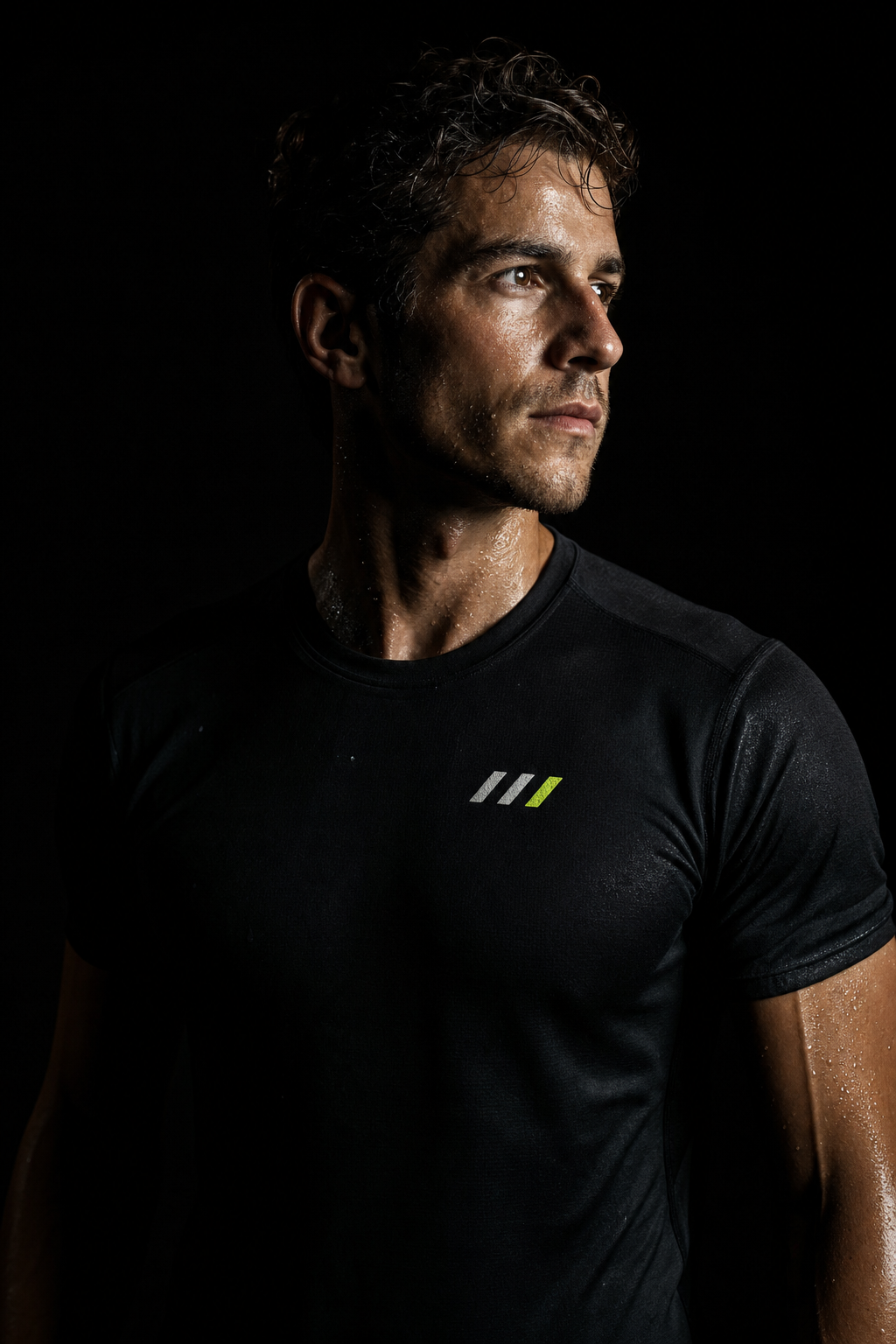 Engineered knit performance tee